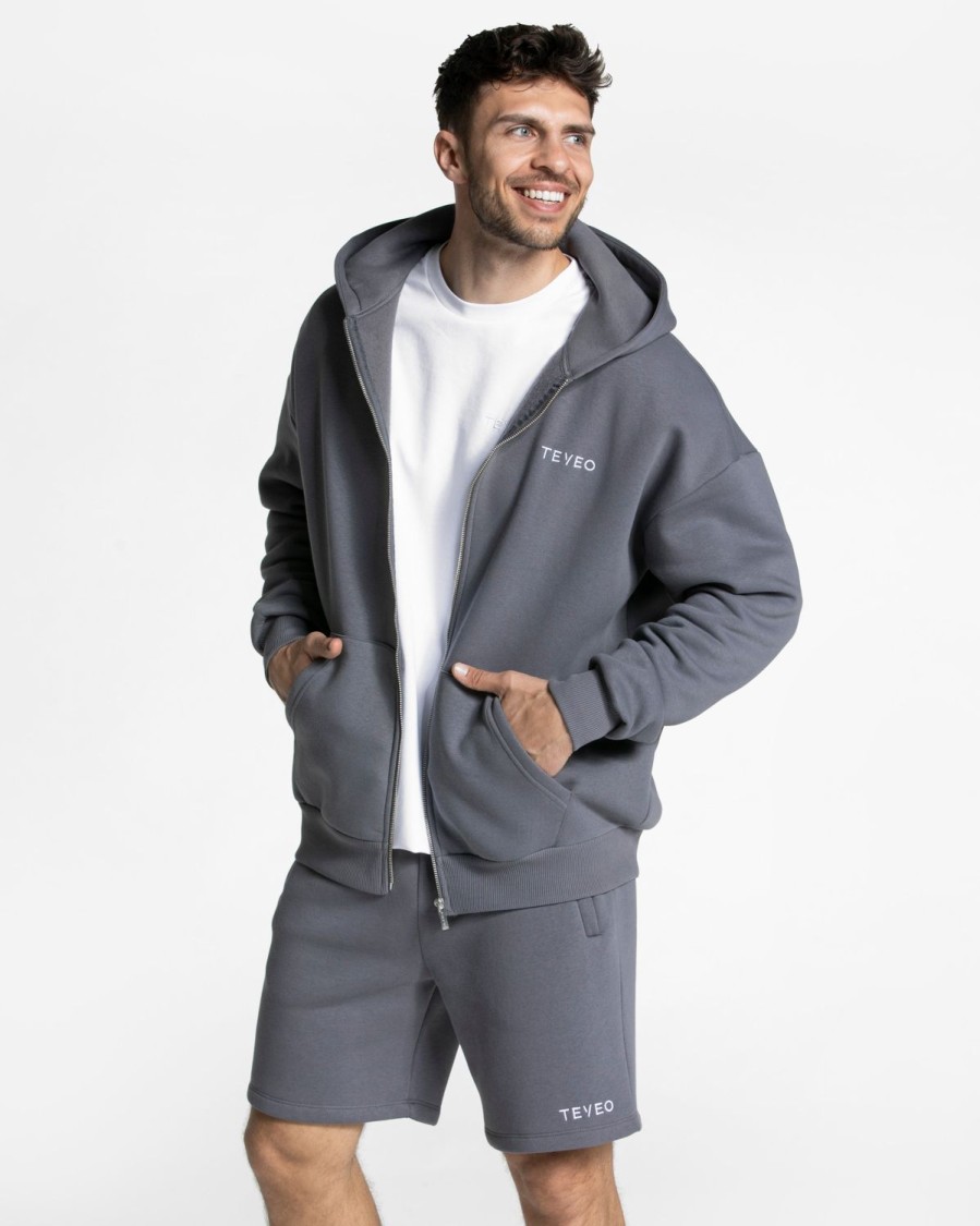 TEVEO Arrival Oversized Zip Hoodie " " | Hoodies & Sweatjacken