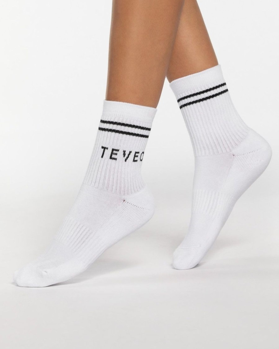 TEVEO Teveo Crew Socken (2Er) "Weis" | Socken & Unterwasche