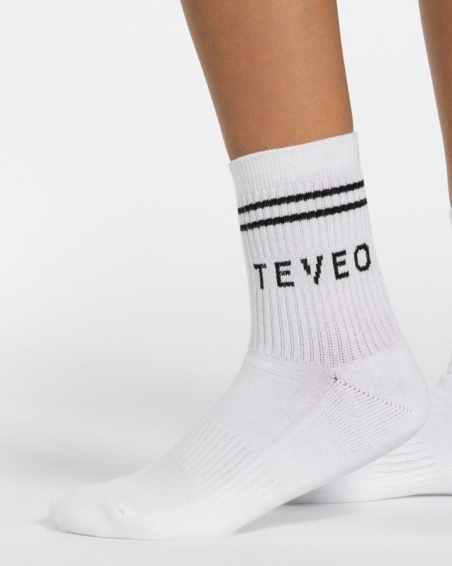 TEVEO Teveo Crew Socken (2Er) "Weis" | Socken & Unterwasche