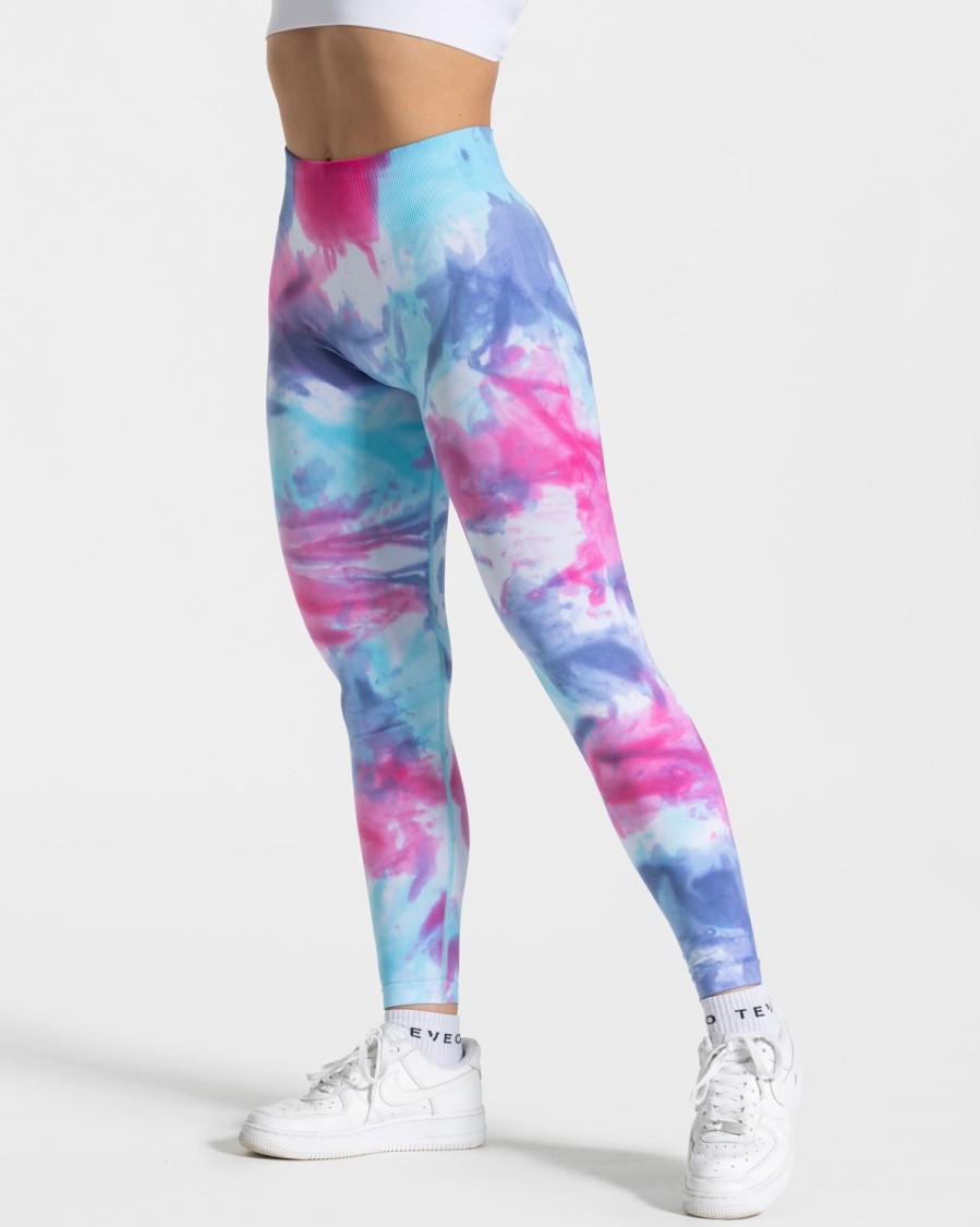 TEVEO Tie Dye Scrunch Leggings " " | Leggings & Hosen