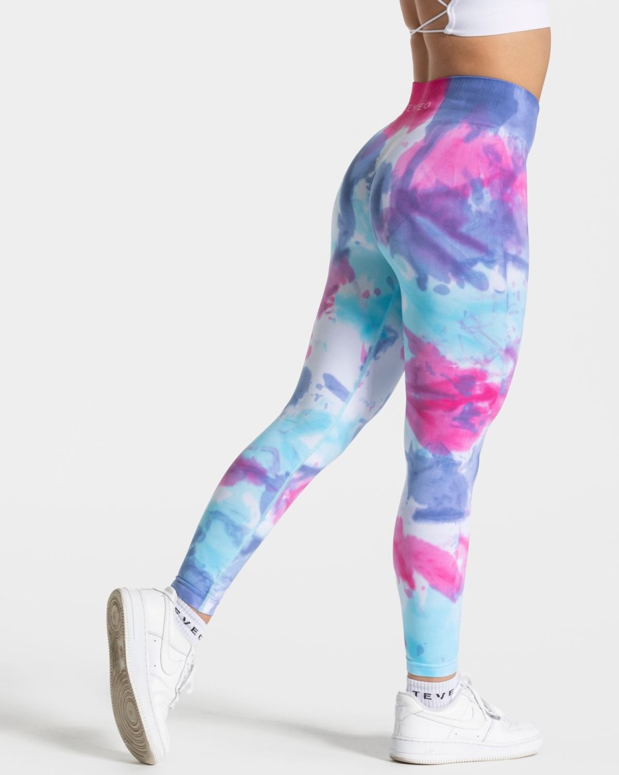 TEVEO Tie Dye Scrunch Leggings " " | Leggings & Hosen