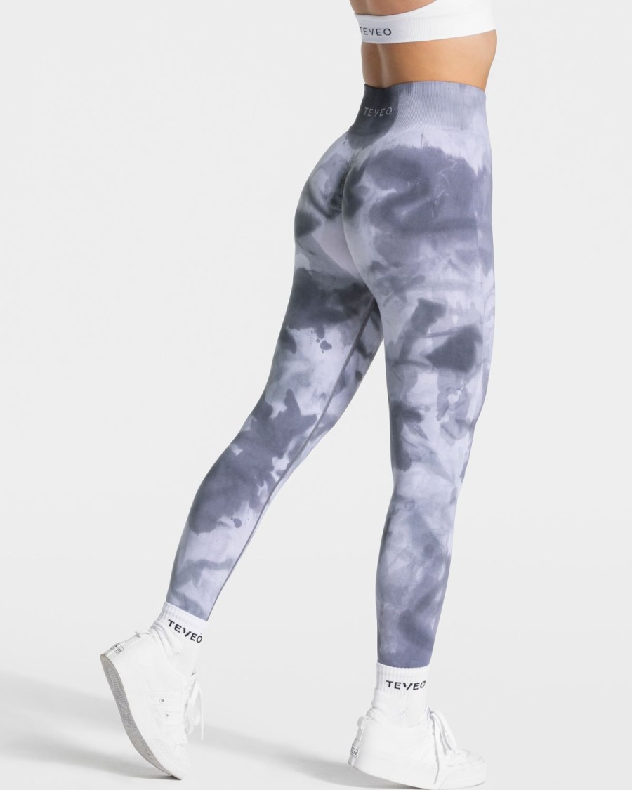 TEVEO Tie Dye Scrunch Leggings " " | Leggings & Hosen