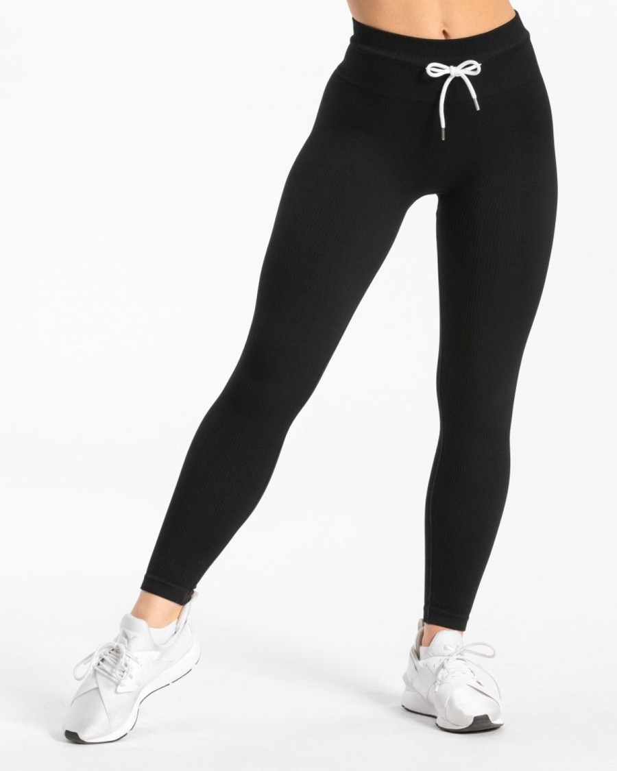 TEVEO Ribbed Leggings " " | Leggings & Hosen