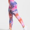 TEVEO Tie Dye Scrunch Leggings " " | Leggings & Hosen