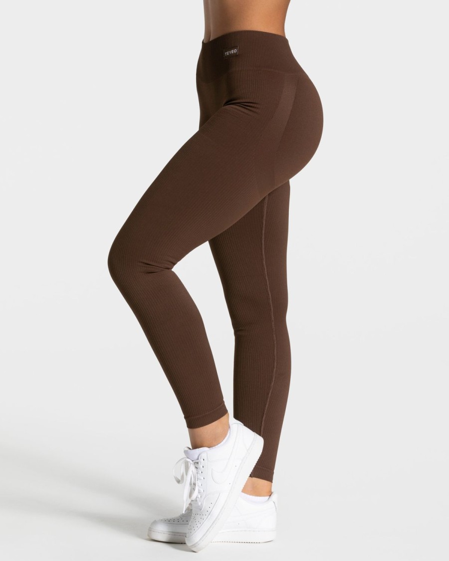 TEVEO Elegant Scrunch Leggings " " | Leggings & Hosen